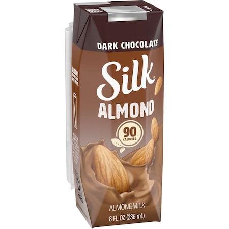 Silk Aseptic Pure Almond Dark Chocolate 8 Fl. Oz., PK18